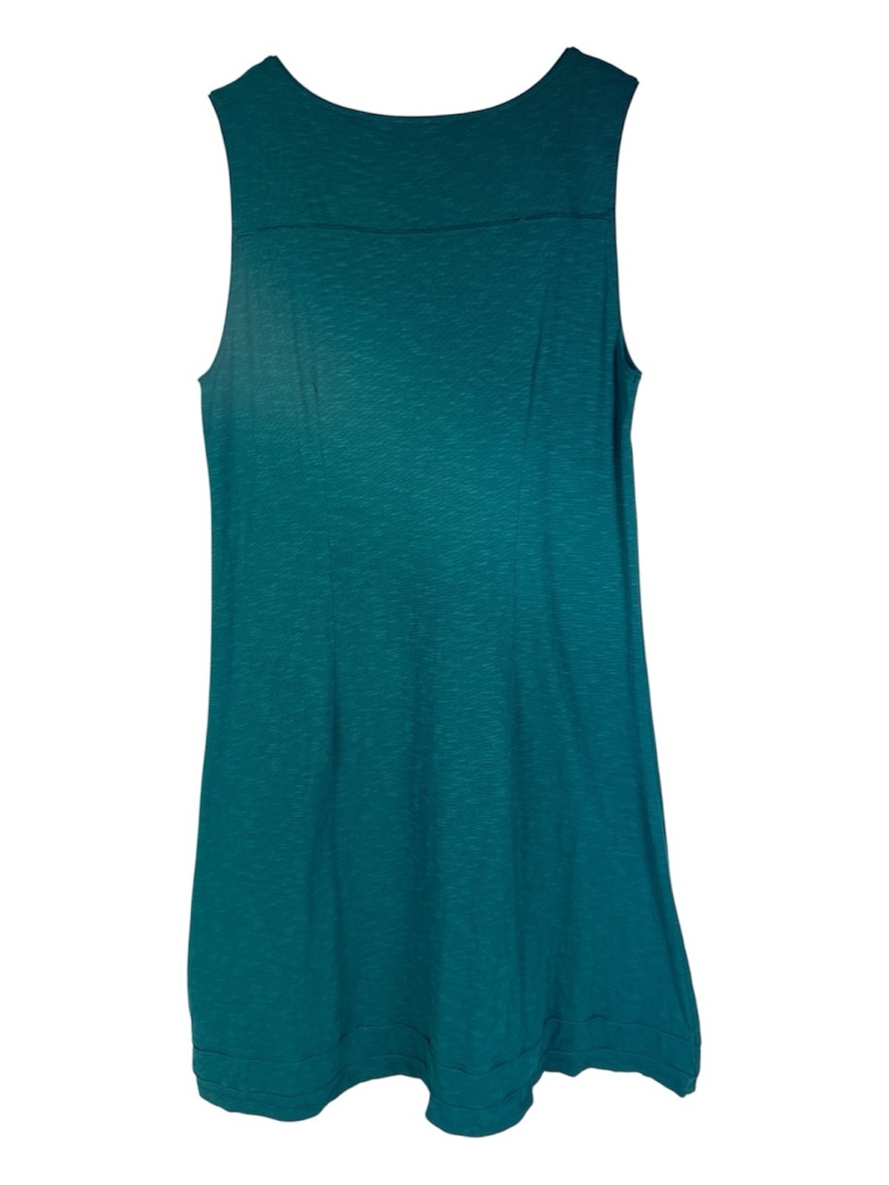 Horny Toad Sz XL Oolong Teal Dress Sleeveless Organic Cotton Blend Outdoors EUC - Picture 2 of 11